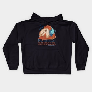 Funny music monkey Kids Hoodie